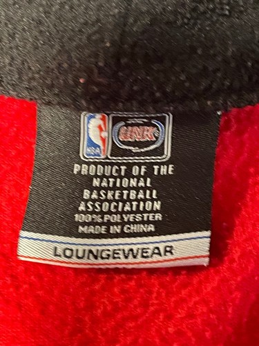 NBA Portland Blazers Loungewear Hombres Pequeña Bata Baño Pijama Rojo UNK - Imagen 6 de 11