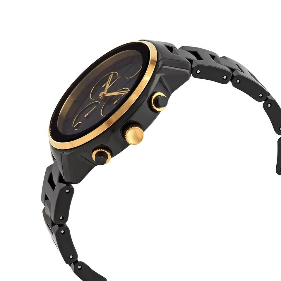 MOVADO BOLD VERSO 3600932 ЧЕРНЫЙ ЗОЛОТОЙ ХРОНОГРАФ ЦИФЕРБЛАТ ШВЕЙЦАРСКИЕ КЕРАМИЧЕСКИЕ ЖЕНСКИЕ ЧАСЫ - Изображение 3 из 4