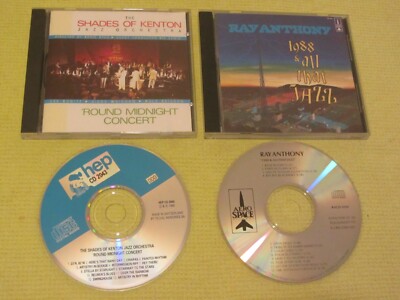 Ray Anthony Orchestra 1988 & The Shades Of Kenton Jazz Orchestra 2 CD Albums