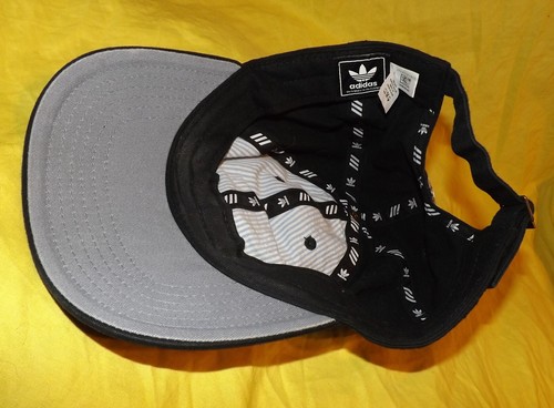 🔥 GORRA DE BÉISBOL ADIDAS NEGRA AJUSTABLE BORDADA SOMBRERO ADULTO - Imagen 2 de 3