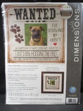 Dimensions 2014 Counted Cross Stitch Kit - Dog Wanted 70-35316