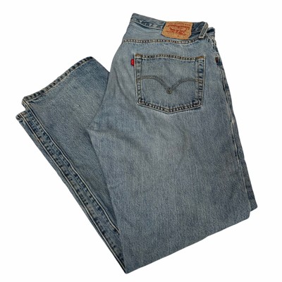 Vintage LEVIS 501 Mens Blue Straight Distressed Denim Jeans W36 L30 (4143)  | eBay
