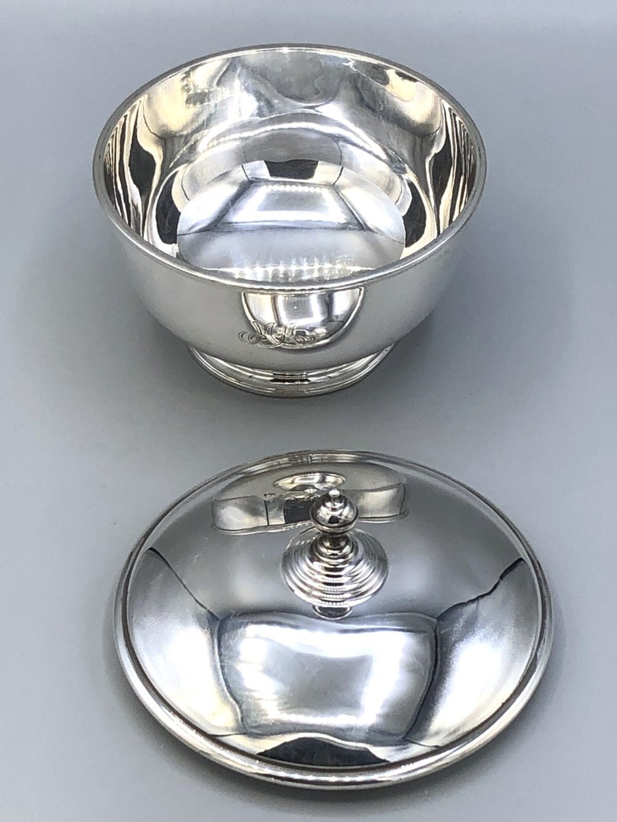 Tiffany & Company Sterling Silver Lidded Bowl 4 3/8 Tiffany & Company Sterling Silver Lidded Bowl 4 3/8