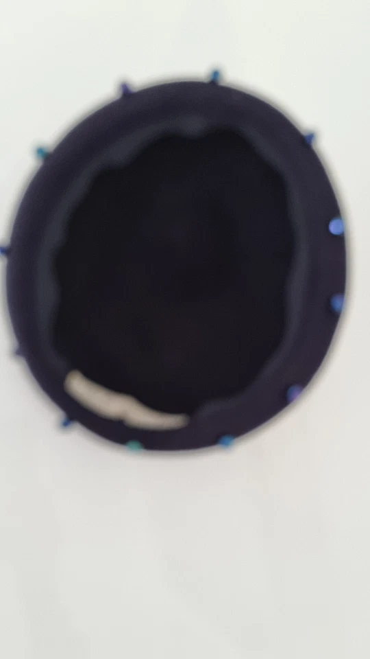 Frederick Fox Navy Wool Beret Hat size M - Image 4 of 4