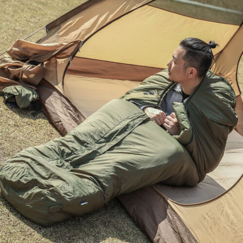 New BlueLabel Cold Peak Polar Sleeping Bag Tactical Bunting Nylon OD Hot selling - Picture 17 of 19