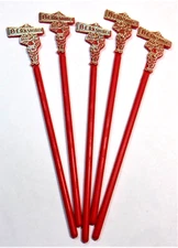 VTG *5 *BERKSHIRES RESTAURANT ADVERTISING COCKTAIL DRINK BAR SWIZZLE STIR STICKS