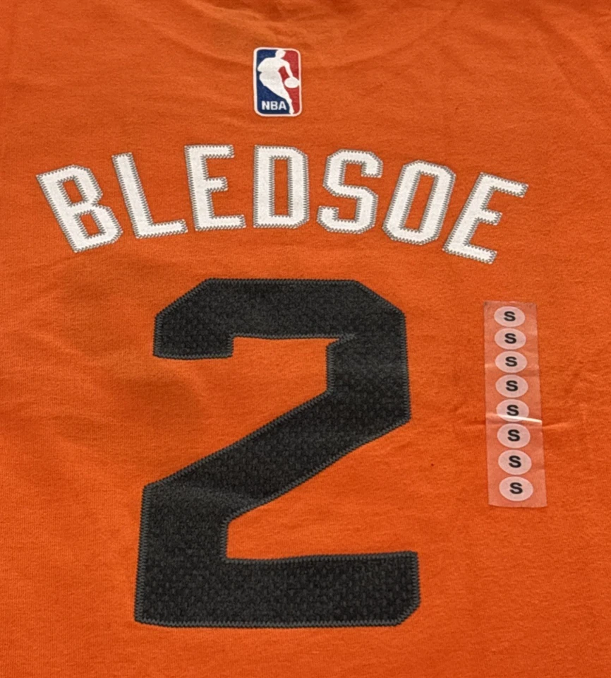 青少年 NBA 阿迪达斯 Go To Tee 凤凰太阳队 Eric Bledsoe 球衣 #2 衬衫小号 S 8 — 第 2/4 张图片