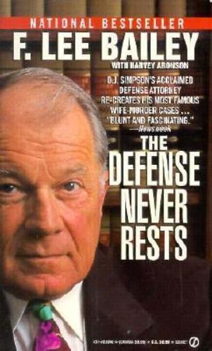The Defense Never Rests, , Very Good Book