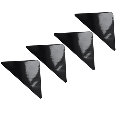 4x Set Triangle Anti Skid Rubber Floor Carpet Mat Rug Gripper