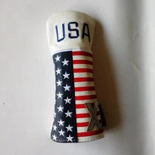 1pc USA Stars and Stripes Golf Club Hybrid Head Cover Utility UT Cover