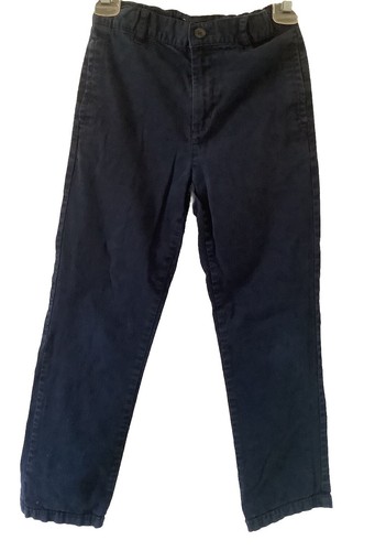 Place Set Of 2 School Uniform Pants Size 12 Boys Adjustable Waist Blue - Picture 5 of 12