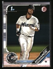 Evan Edwards 2019 Bowman Draft 1st Bowman RC #BD-168  Baseball Card