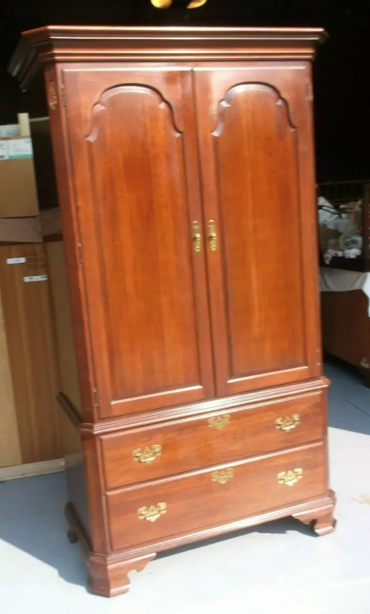 Ethan allen on sale armoire cherry