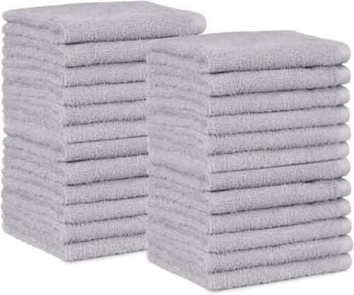 face Towels for bathroom, 100% Cotton Extra Absorbent washcloth,