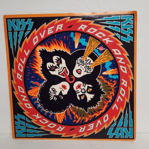 KISS ~ Rock And Roll Over ~ Vintage LP w/Insert  Casablanca NBLP 7037