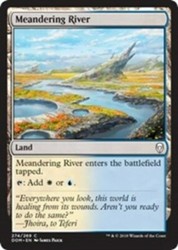 Meandering River #274 Dominaria Common MTG