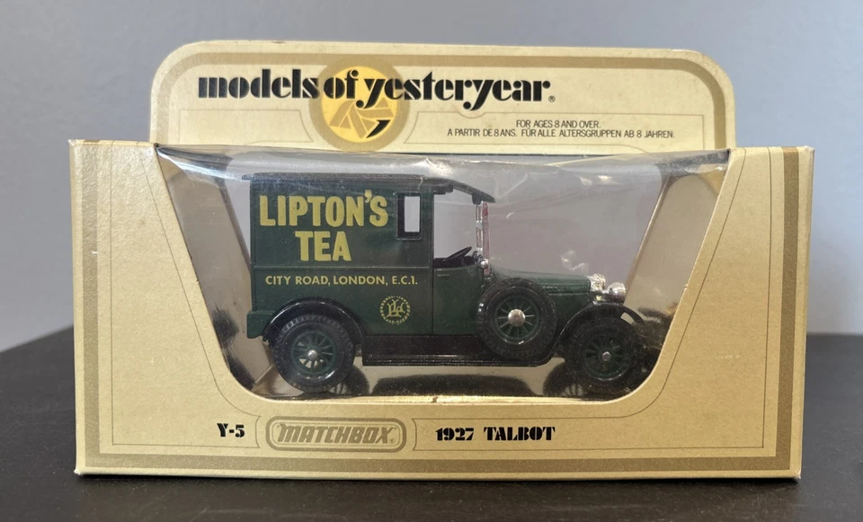 Two Matchbox Models of Yesteryear 1927 Talbot Van Liptons Tea Y-5 England 1:47 - Image 3 of 4