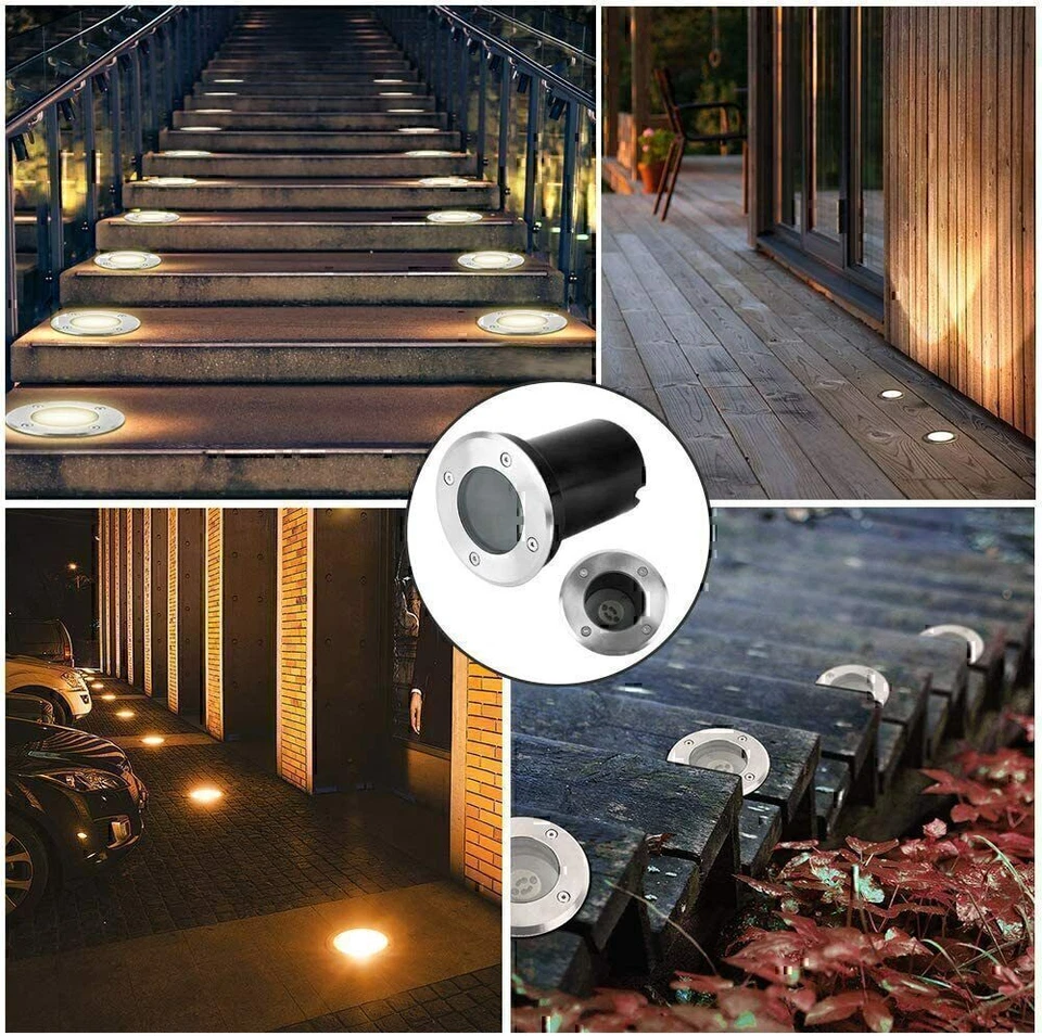 Bodeneinbauleuchte GU10 LED Bodeneinbaustrahler Bodenleuchte 230V außen Beton - Bild 3 von 4