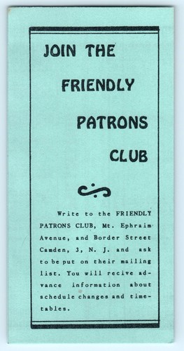 TIMETABLE Public Service Bus Philadelphia PA to Beach Haven NJ September 10 1953 - Picture 2 of 4
