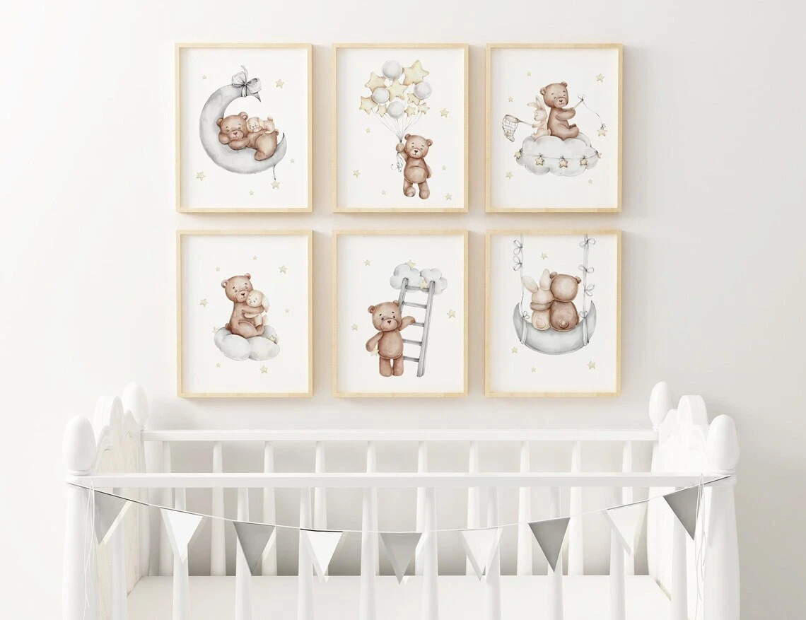 Teddy bear themed nursery cheap ideas
