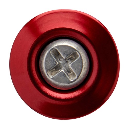 Helmet Hardware Kit - SS Screw / Red Baseplate - Picture 2 of 6