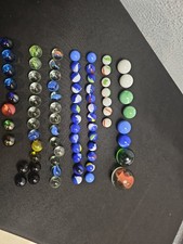 Lot of 75 Nice Vintage Marbles - Akro or Peltier from Old Estate - SEE PHOTOS