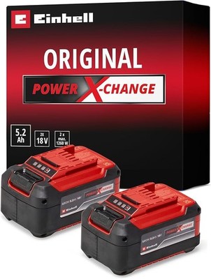Einhell Power X-Change PXC Twinpack 2x 18V 5,2Ah Li-Ion Akku 4511526