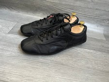 Prada montecarlo black low top lace casual  sneakers UK 8.5 EU 42.5