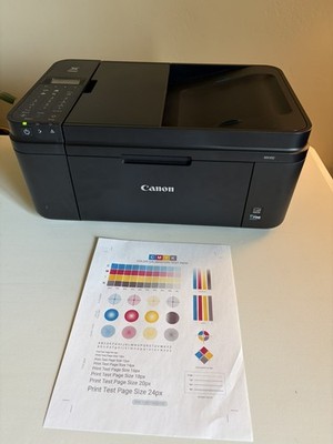 Canon Pixma MX492 All-In-One InkJet Printer Tested with Ink and New Black Cart