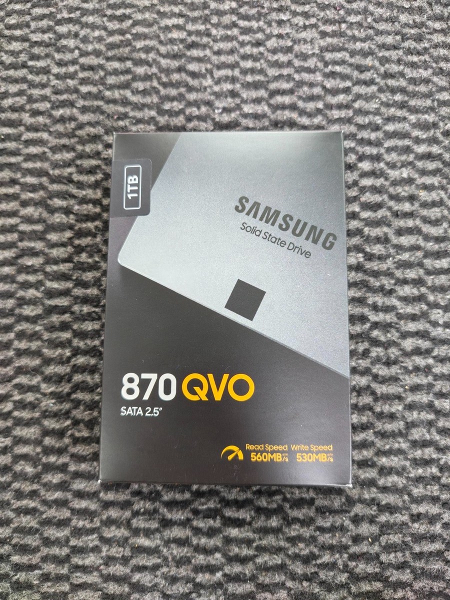 Samsung 870 QVO 1TB 2.5 Inch SATA III Internal SSD MZ-77Q1T0BW