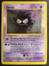 Gastly Shadowless Common 50/102 Pokémon Card WOTC - LP