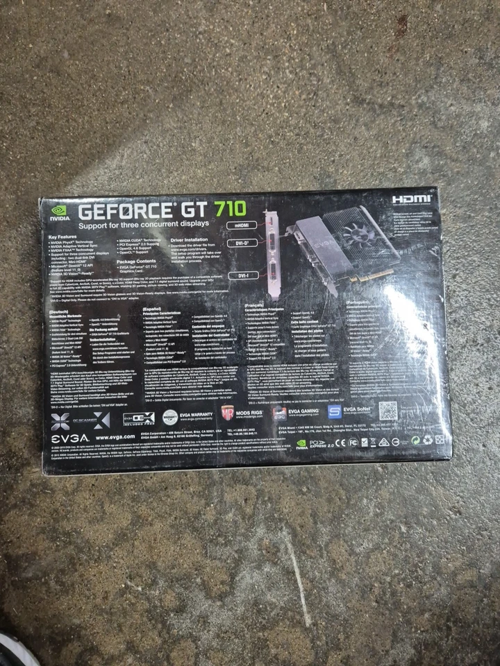 MSI NIVIDIA GeFORCE GT 710 2GB DDR3 GRAPHICS CARD - Image 3 of 3