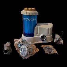 Coleman Flow Clear Swimming Pool Filter Pump Model 90473E New - Open Box