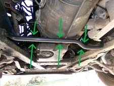 103992 front stabilizing bar for BMW 525 2.5 TD E39 1996-2004 1998