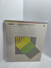 Apple II 80-Column Text Card User Manual New Sealed Manual Only