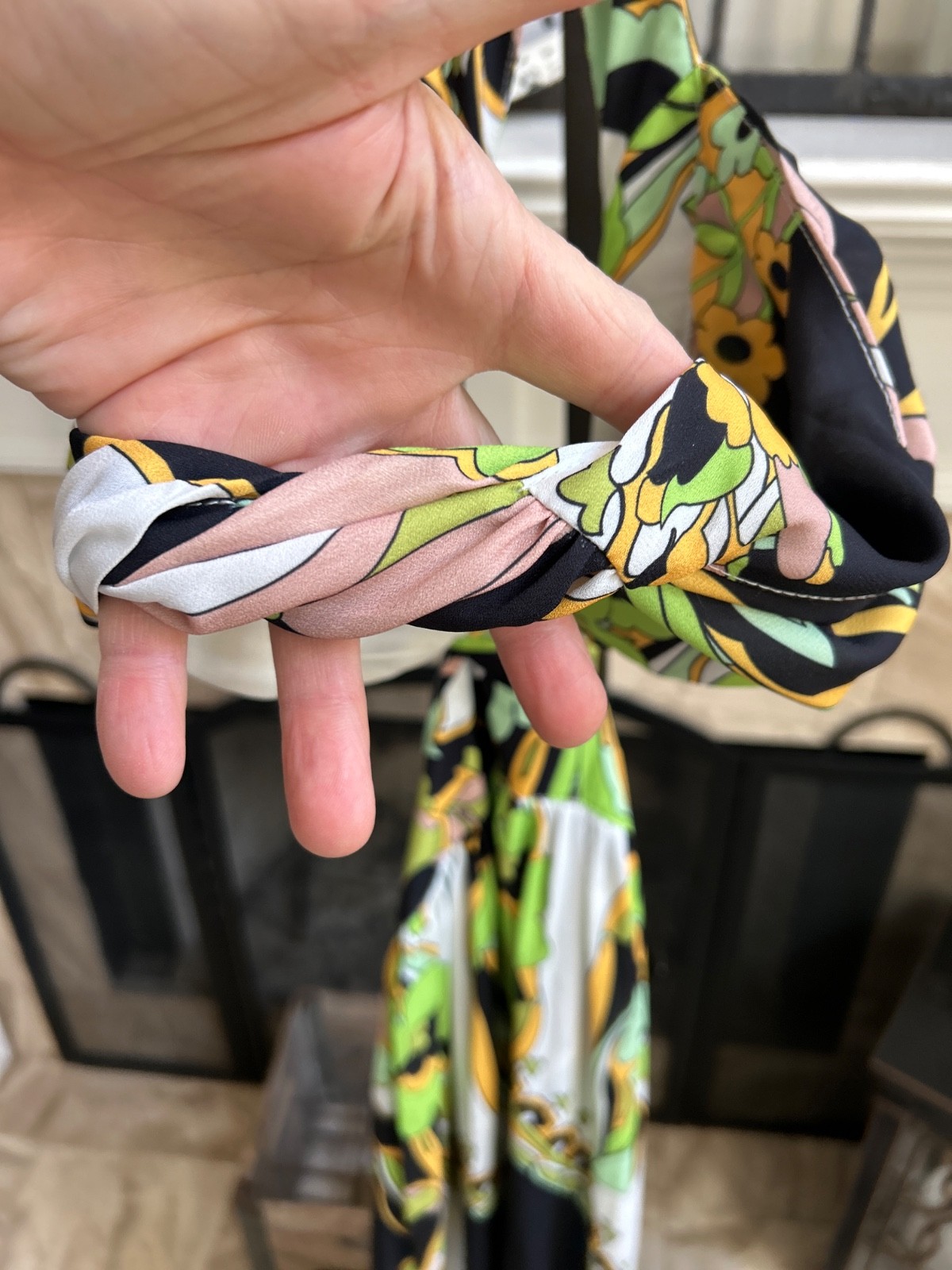 BLITHE LA halter padded cut-out open-back maxi dr… - image 9