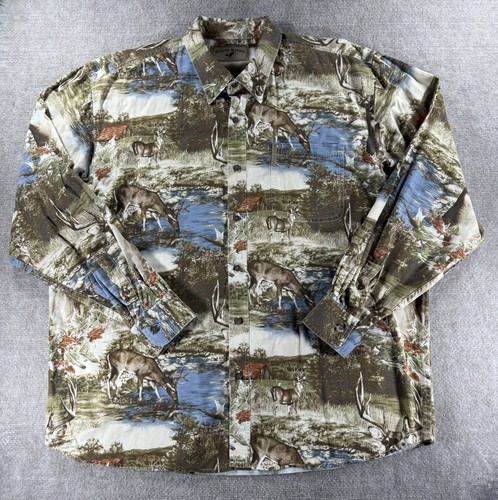 Chemise North River Outfitters Homme 2XL Beige – Manches Longues Pêche