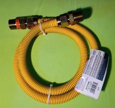 Eastman 5/8" OD Gas Range  Dryer Connector Kit Fits Most Ranges  Dryers 48" OB