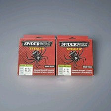 SpiderWire Superline,  Lot Of 2 Moss Green, 80lb  65lb  500yd Total  Braided