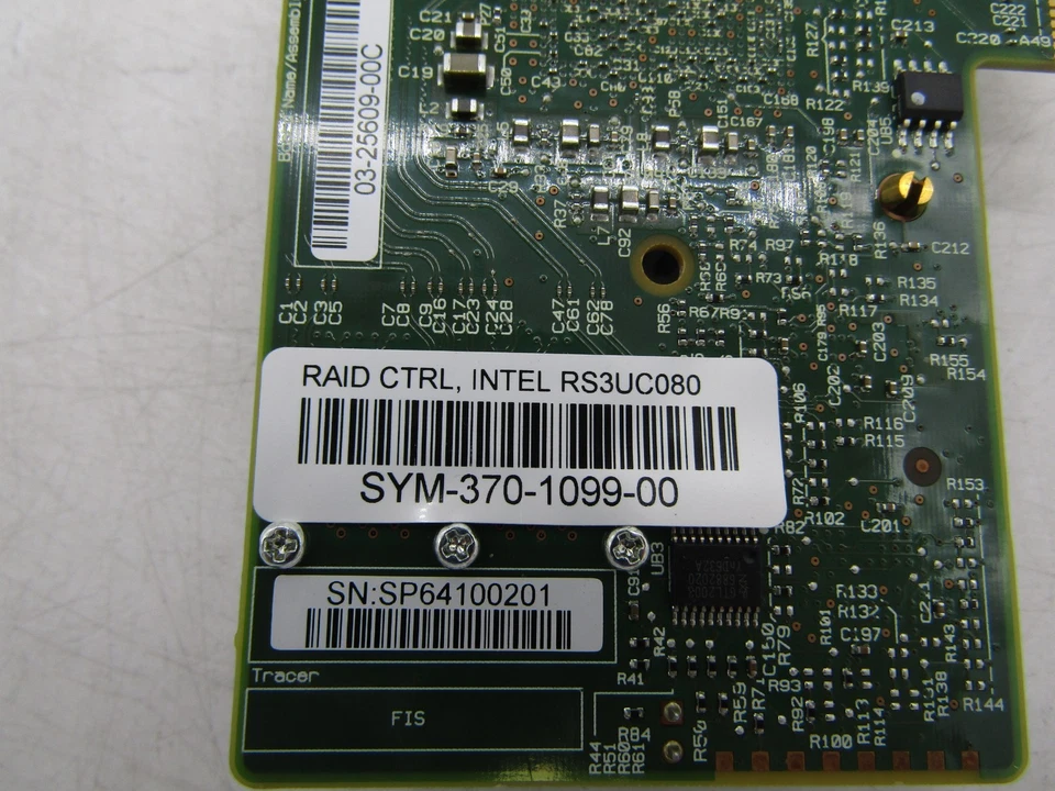Controlador de módulo RAID LSI Intel RS3UC080 12Gb/s PCIe x8 Gen3 Foto 4 de 4