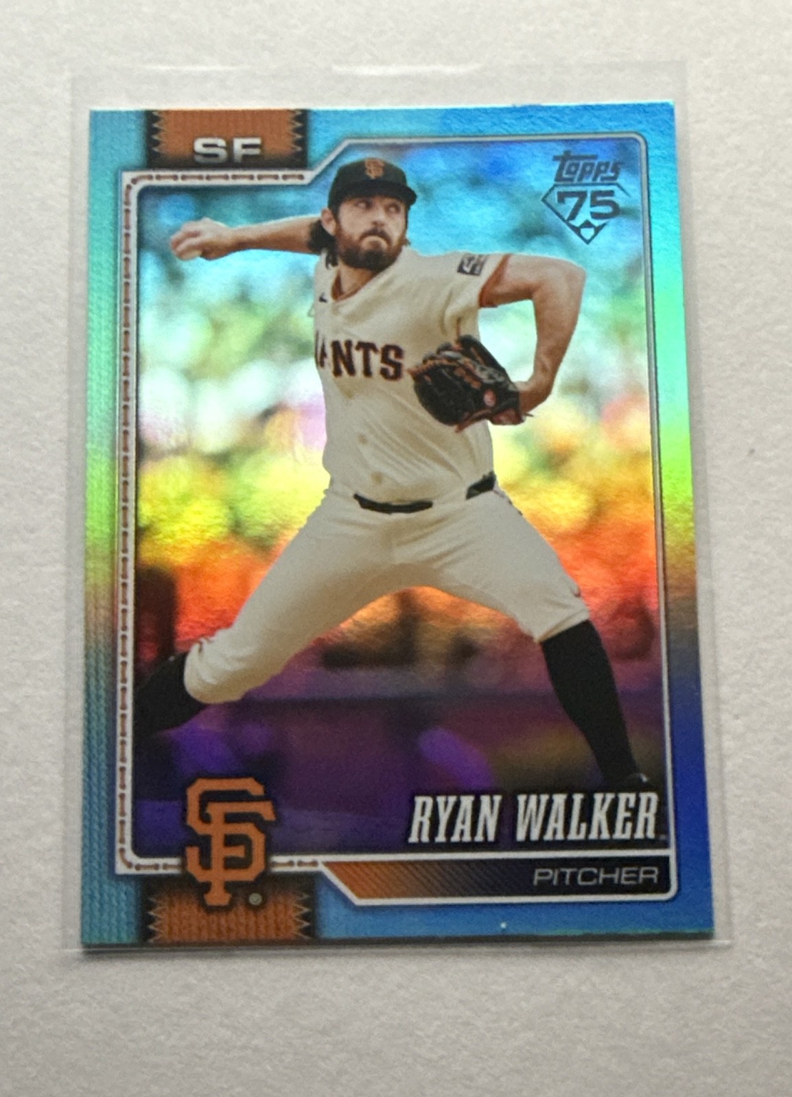 2026 Topps Series 2 #540 Ryan Walker Teal Foil - Genesis Year
