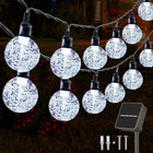 Solar Lights Outdoor Garden,39Ft/12M 100Pcs LED 8 Modes Solar String Lights Wate