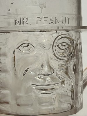 Vintage Mr. Peanut Planters Advertising Promotion Plastic Cup Set Of 2