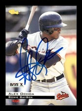 1994 Classic Bowie Baysox #120 Alex Ochoa signed autograph  blue sharpie JBN2 BX
