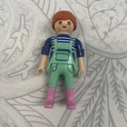 Vintage Playmobil 1992 90s Girl With Pink Boots Figure Nostalgic Toys