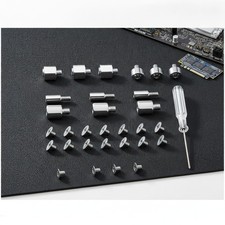 M.2 SSD Screw Kit, 30 Pc, Standoff Mounting Screws, M2, Nickel Finish