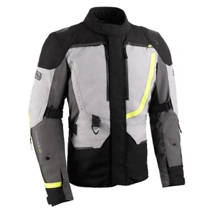Oxford Products Montreal 5.0 Motorcycle Jacket Grey Black Yellow