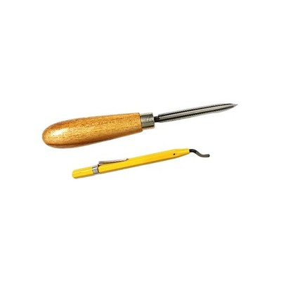 9991-0201 Edge Off Deburring Tool & Triangular Hollow Scraper Value Pack