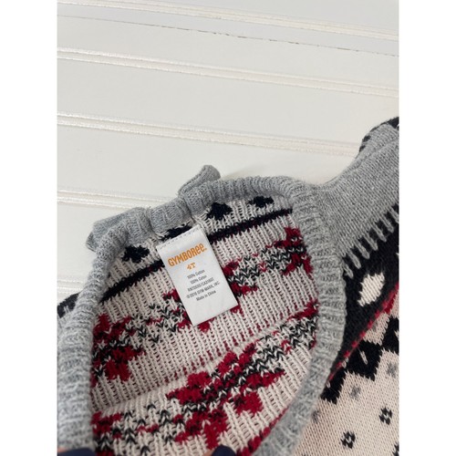 Janie and Jack Bell Sleeve Sweater & Gymboree Holiday Dress Bundle Size 4 - Picture 3 of 7