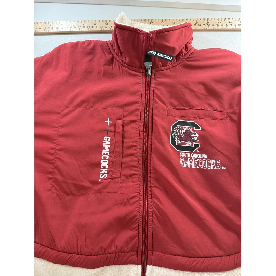 Chaqueta Sherpa Usada Erin Andrews Carolina del Sur Gamecocks Mujer Mediana Precio de venta sugerido por el fabricante 99 NUEVA Foto 2 de 4